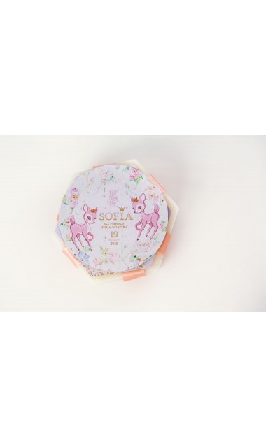Trusou botez pentru fetite inspirat din desene animate cu caprioara Bambi 11